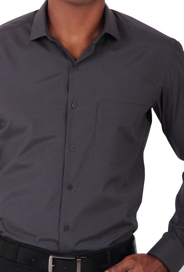 Camisa, Negra con rayas, Uniformes Empresariales