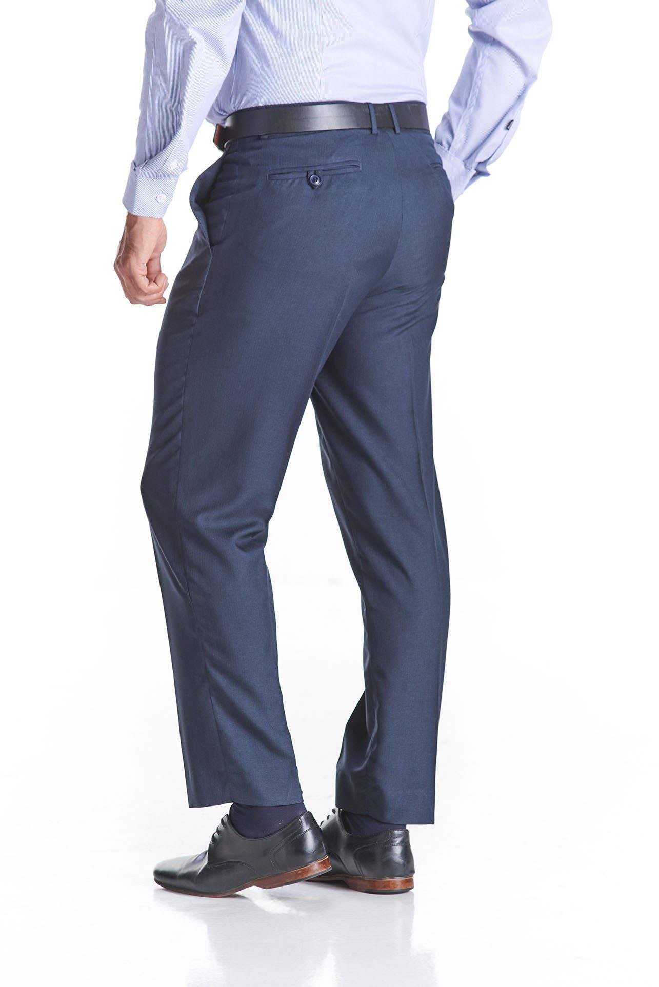 Pantalon, M08-0011-09 Pantalon, Azul Turquí, Uniformes Empresariales